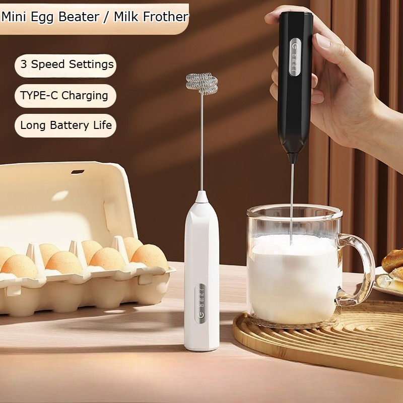 Coffee Equipment For Home - New Handheld Electric Milk Frother Automatic