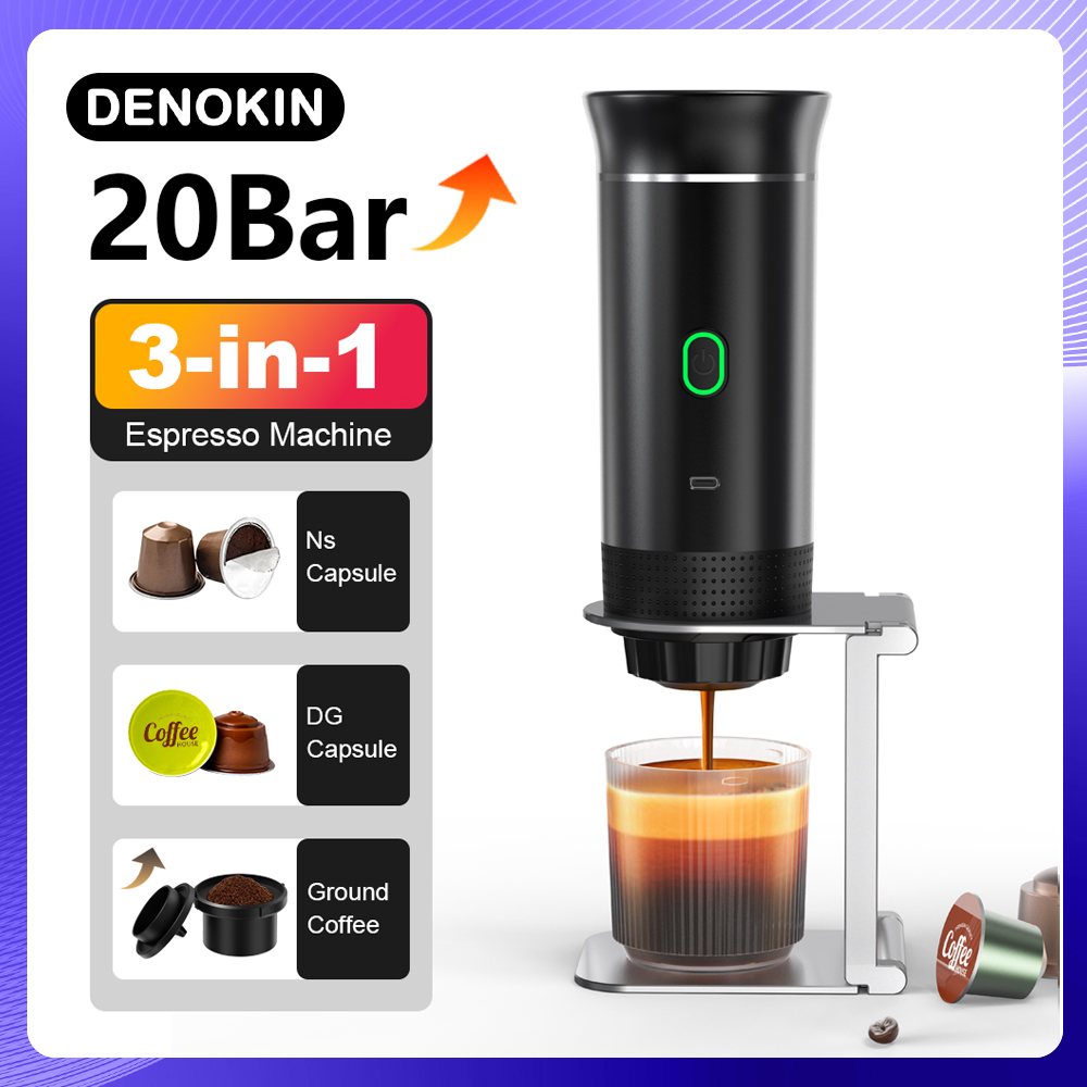 Coffee Equipment For Home - Wireless Electric Portable Espresso Coffee Machine