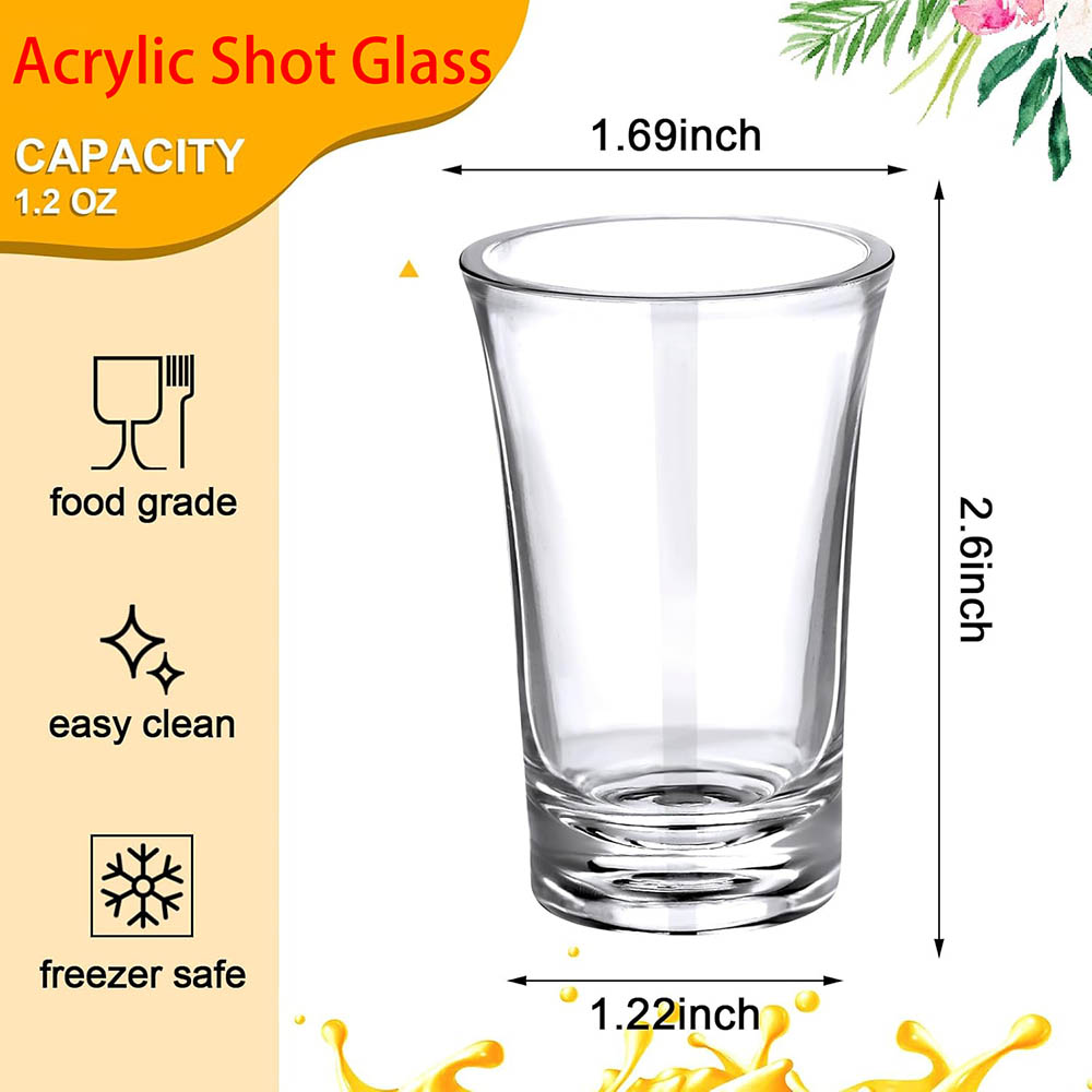 1.2oz Acrylic Shot Glass Bulk  - Espresso Shot Glass ulasan dan harga