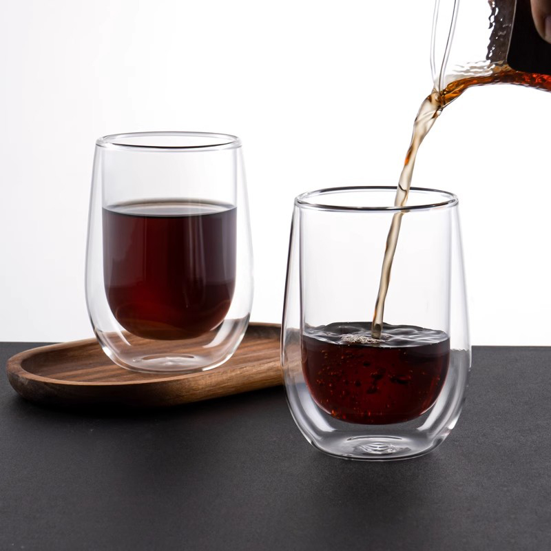 2/4pcs Double Wall Espresso Cu - Espresso Shot Glass ulasan dan harga