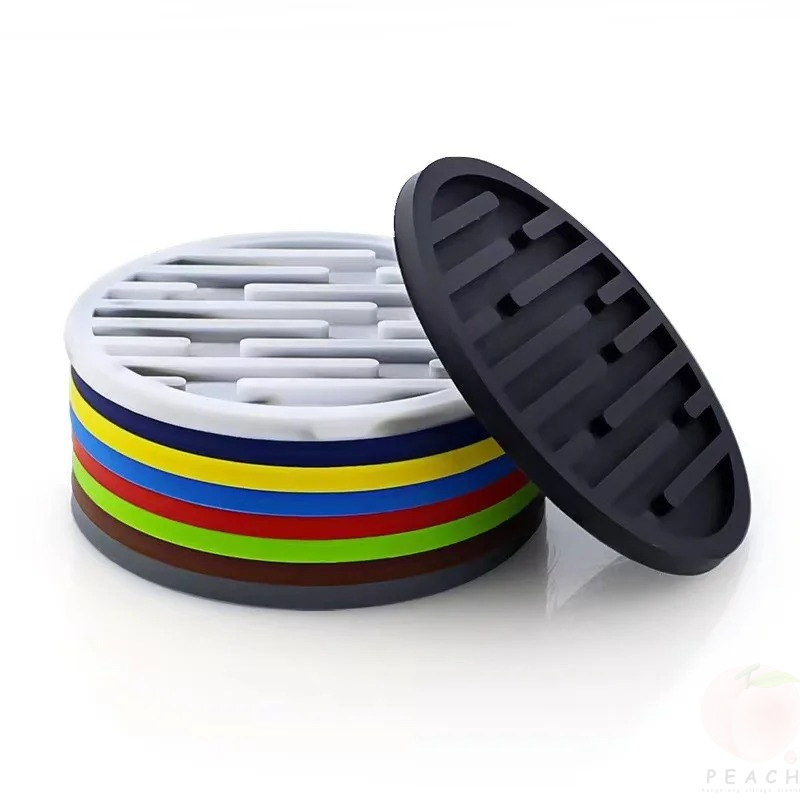 10cm Silicone Coasters Round H - Espresso Shot Glass ulasan dan harga