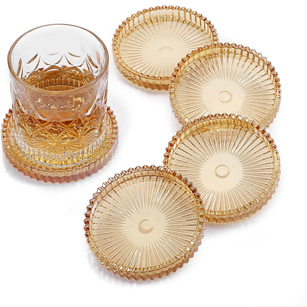 Modern Amber Glass Coasters fo - Espresso Shot Glass ulasan dan harga