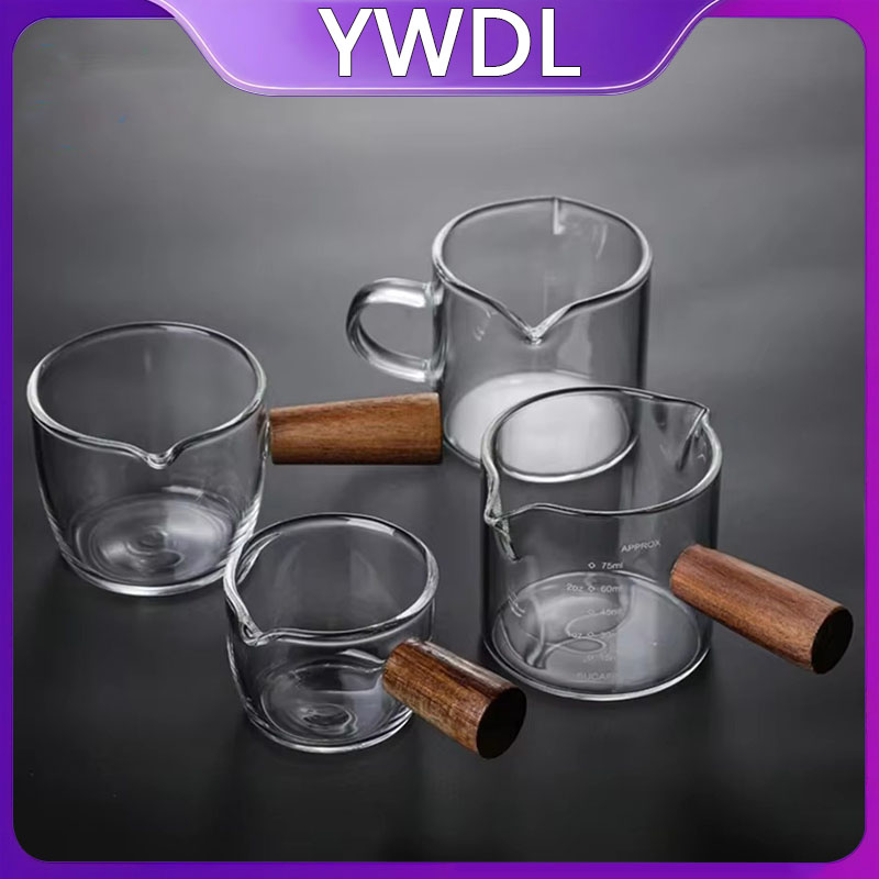 50-250ml Wood Handle Glass Esp - Espresso Shot Glass ulasan dan harga