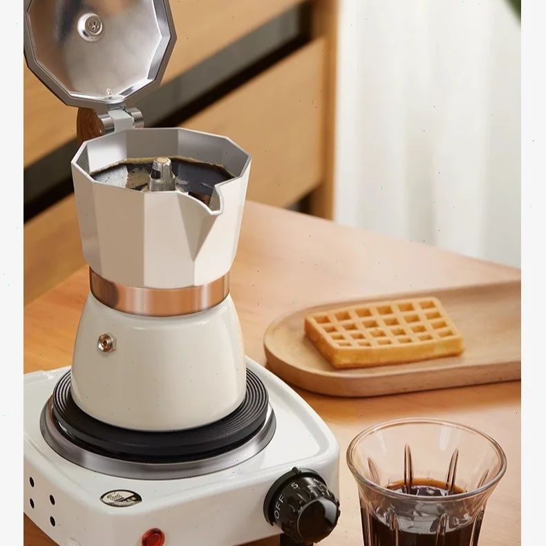 Round-bottomed Moka Pot Single - Coffee Equipment ulasan dan harga